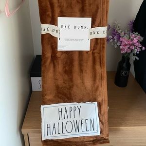 Rae Dunn “HAPPY HALLOWEEN” blanket